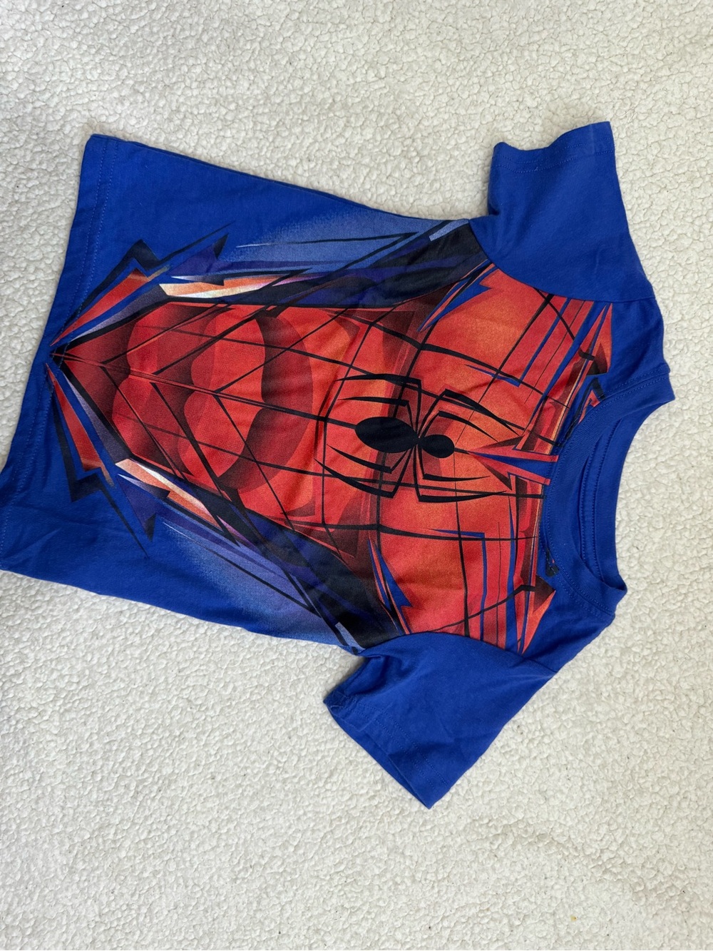 Kids Blue & Red Spider Graphic Costume Tee